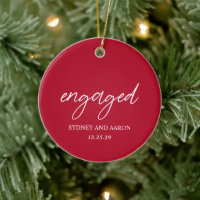 Sydney Red First Christmas Involucrado Moderno