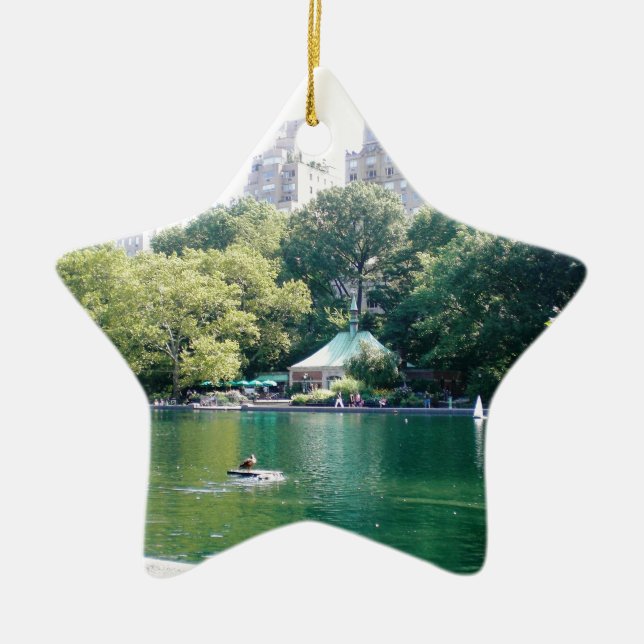 Adorno De Cerámica Taberna de NYC en el verde (Frente)