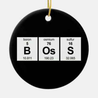 Adorno De Cerámica Tabla periódica de Boss