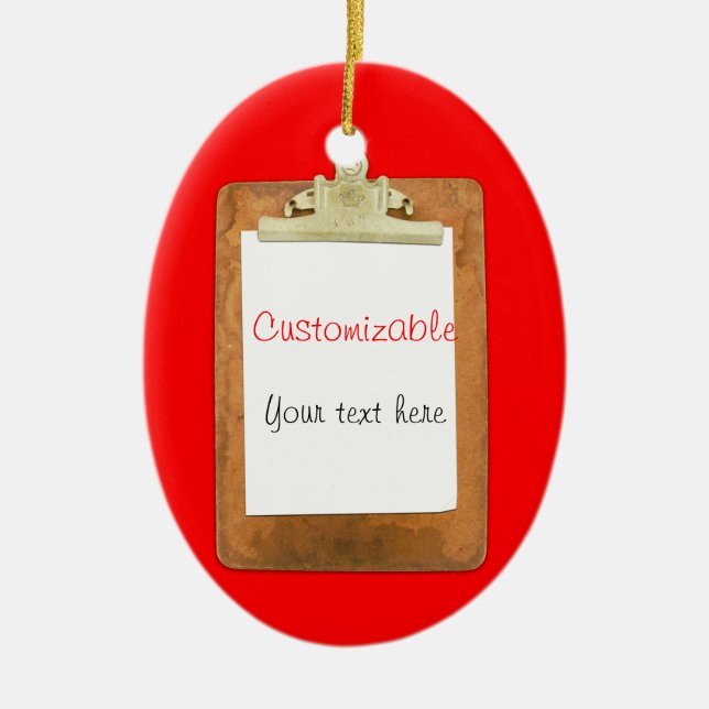 Adorno De Cerámica Tablero con el Libro Blanco llano (Frente)