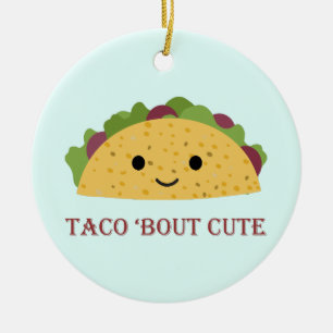 Adorno De Cerámica Taco Bout Cute Kawaii Taco
