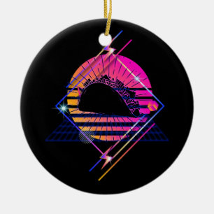 Adorno De Cerámica Taco retro comida mexicana martes Vaporw cosecha 8