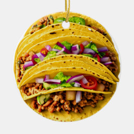 Adorno De Cerámica Tacos