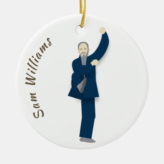 Adorno De Cerámica Tai Chi (Frente)
