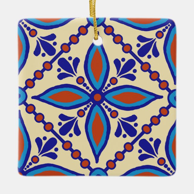 Adorno De Cerámica Talavera Tile (Anverso)