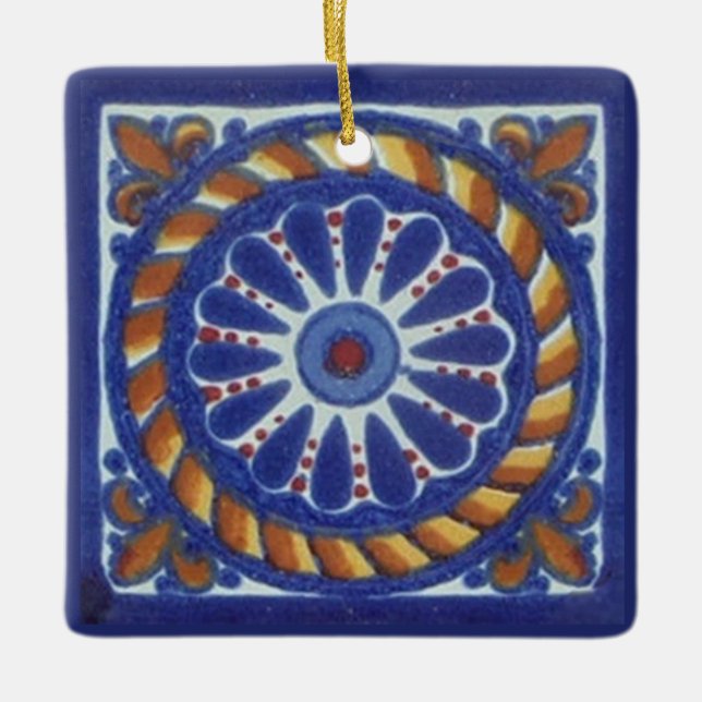 Adorno De Cerámica Talavera Tiles 1 (Anverso)