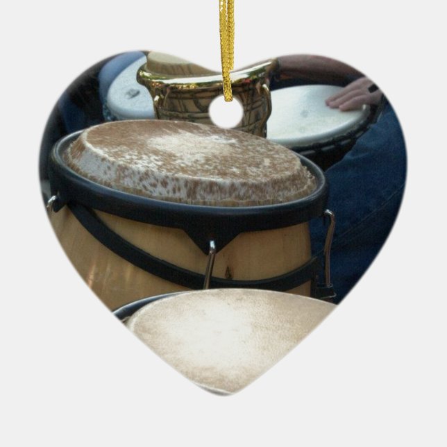 Adorno De Cerámica tambores (Frente)