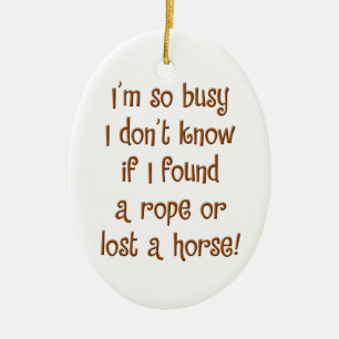 Adorno De Cerámica ¡Tan ocupado!