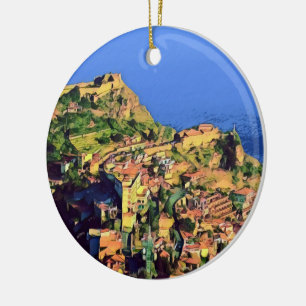 Adorno De Cerámica TAORMINA - Sicilia -