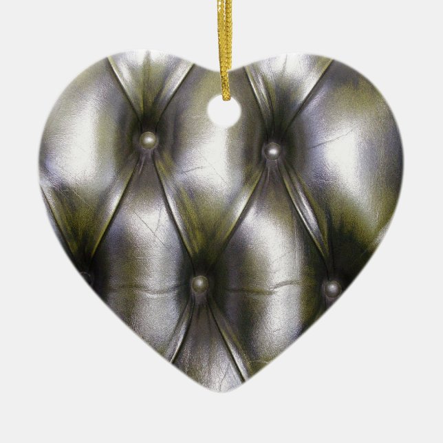 Adorno De Cerámica Tapicería de cuero (Frente)