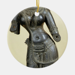 Adorno De Cerámica Tara, Nalanda, Bihar, dinastía de Pala (piedra)