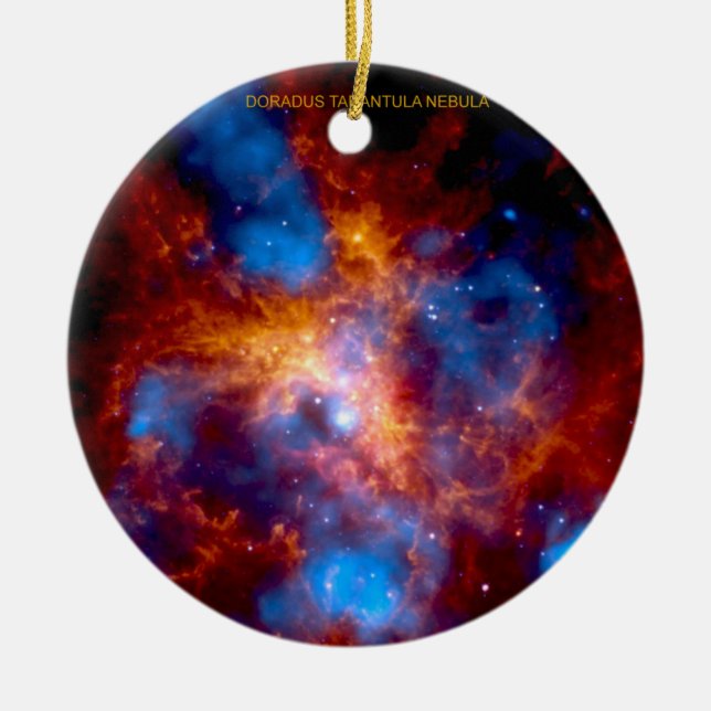 Adorno De Cerámica Tarantula Nebula (Frente)