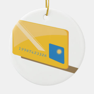 Adorno De Cerámica Tarjeta de crédito