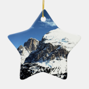 Adorno De Cerámica Tarjeta de vacaciones Plattkofel y Langkofel Itali