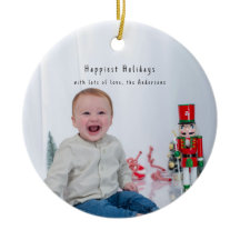 Tarjeta fotográfica minimalista de vacaciones con