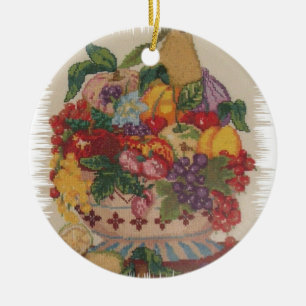 ADORNO DE CERÁMICA TARRO DE LA FRUTA