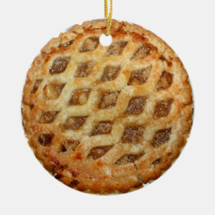 Adorno De Cerámica Tarta de Manzana Caliente y Fresca