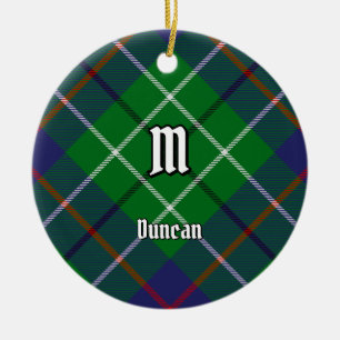 Adorno De Cerámica Tartan del Clan Duncan