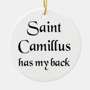 Adorno De Cerámica taza de café de san Camilo