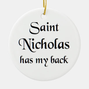 Adorno De Cerámica taza de café de san nicolás