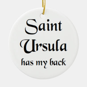 Adorno De Cerámica taza de café de santa úrsula