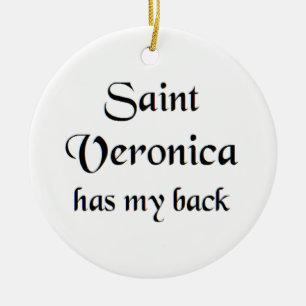 Adorno De Cerámica taza de café de santa verónica