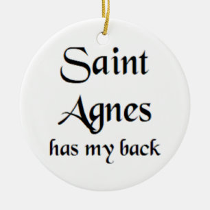 Adorno De Cerámica taza de café santa inés