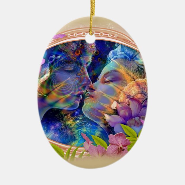 Adorno De Cerámica Te amo (Frente)