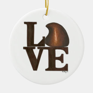 Adorno De Cerámica Te amo a ti El día de San Valentín de golosinas de