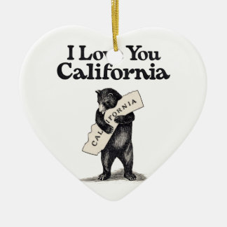 Adorno De Cerámica Te amo abrazo de oso de California