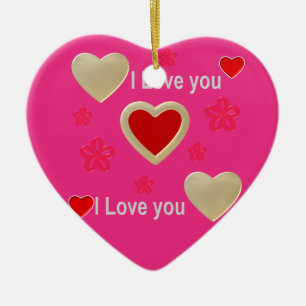 Adorno De Cerámica Te amo...más de lo que se puede decir con cualquie