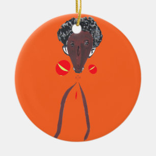 Adorno De Cerámica Te amo Nakupenda Swahili