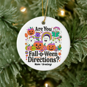 Adorno De Cerámica ¿Te Caes O Ween Direcciones Docente Halloween