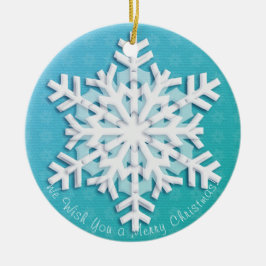 Adorno De Cerámica ¡Te deseamos una Feliz Navidad! ¡Feliz Año Nuevo!