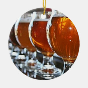 Adorno De Cerámica **TE DESEAS CERVEZA" EN CHRISTMAS ORNAMENt