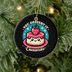Adorno De Cerámica Te Mereces - Cheesecake Kawaii