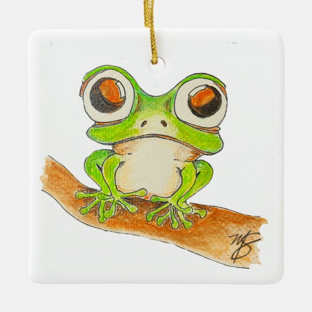 Adorno De Cerámica ¡Te Veo! (Anverso)