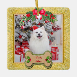 Adorno De Cerámica Te Woof Un Feliz Regalo De Perro Personalizado De 