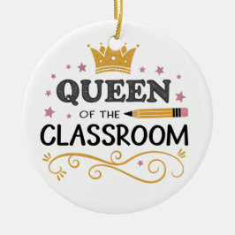 Adorno De Cerámica Teacher Appreciation Gift – Queen of the Classroom
