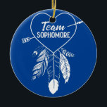 Adorno De Cerámica Team Sophomore Student Teacher Last Day Back to<br><div class="desc">Team Sophomore Student Teacher Last Day Back to School Gift. Perfect gift for your dad,  mom,  papa,  men,  women,  friend and family members on Thanksgiving Day,  Christmas Day,  Mothers Day,  Fathers Day,  4th of July,  1776 Independent day,  Veterans Day,  Halloween Day,  Patrick's Day</div>