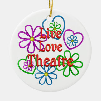 Adorno De Cerámica Teatro vivo del amor
