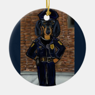 Adorno De Cerámica Teckel