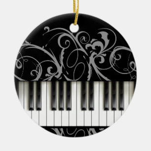 Adorno De Cerámica Teclado de piano