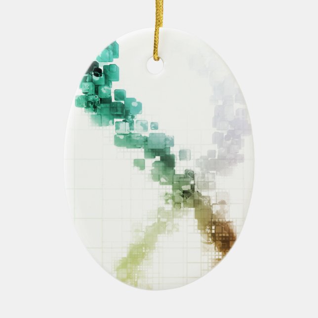 Adorno De Cerámica Tecnología grande del Analytics de la (Frente)