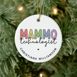 Adorno De Cerámica Tecnólogo de Mamografía Personalizado Técnico de M