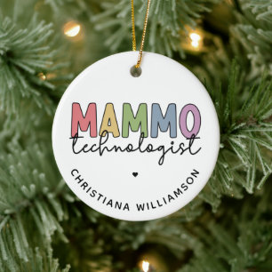 Adorno De Cerámica Tecnólogo de Mamografía Personalizado Técnico de M