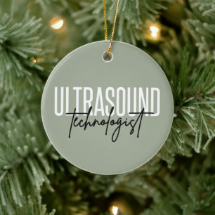 Adorno De Cerámica Tecnólogo de ultrasonido Regalos tecnológicos