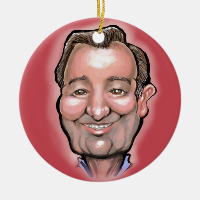 Adorno De Cerámica Ted Cruz (Frente)