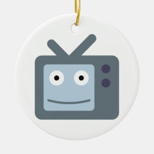 Adorno De Cerámica Televisor TV television set