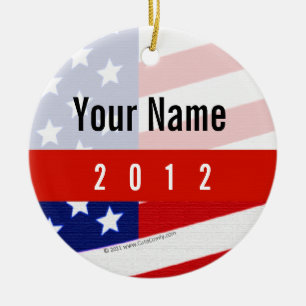 Adorno De Cerámica Tema audaz de Estados Unidos, diseño personalizado